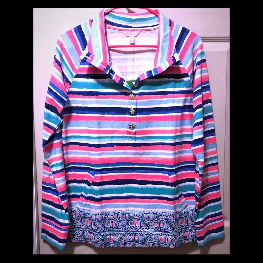 BNWT Captain Popover in Shady Shell Stripe